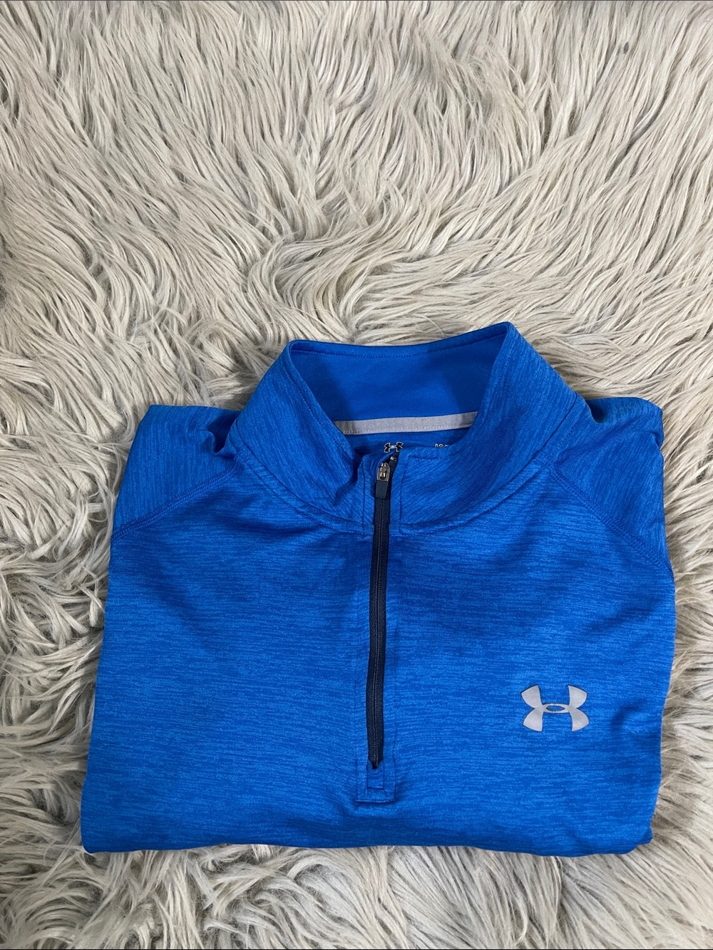 Under Armour Men’s Royal Blue Quarter-Zip Performance Pullover